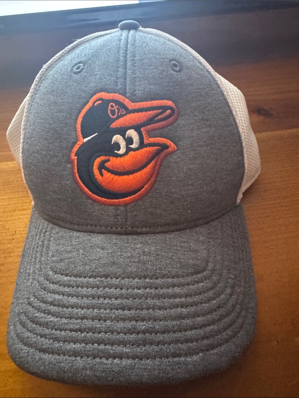 Baltimore Orioles Logo Trucker Hat - Gray and Orange